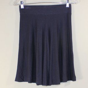 Ann Taylor LOFT Petites Stretch A-line Skirt - Size XXSP, Navy Blue